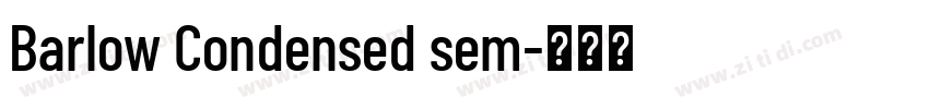 Barlow Condensed sem字体转换